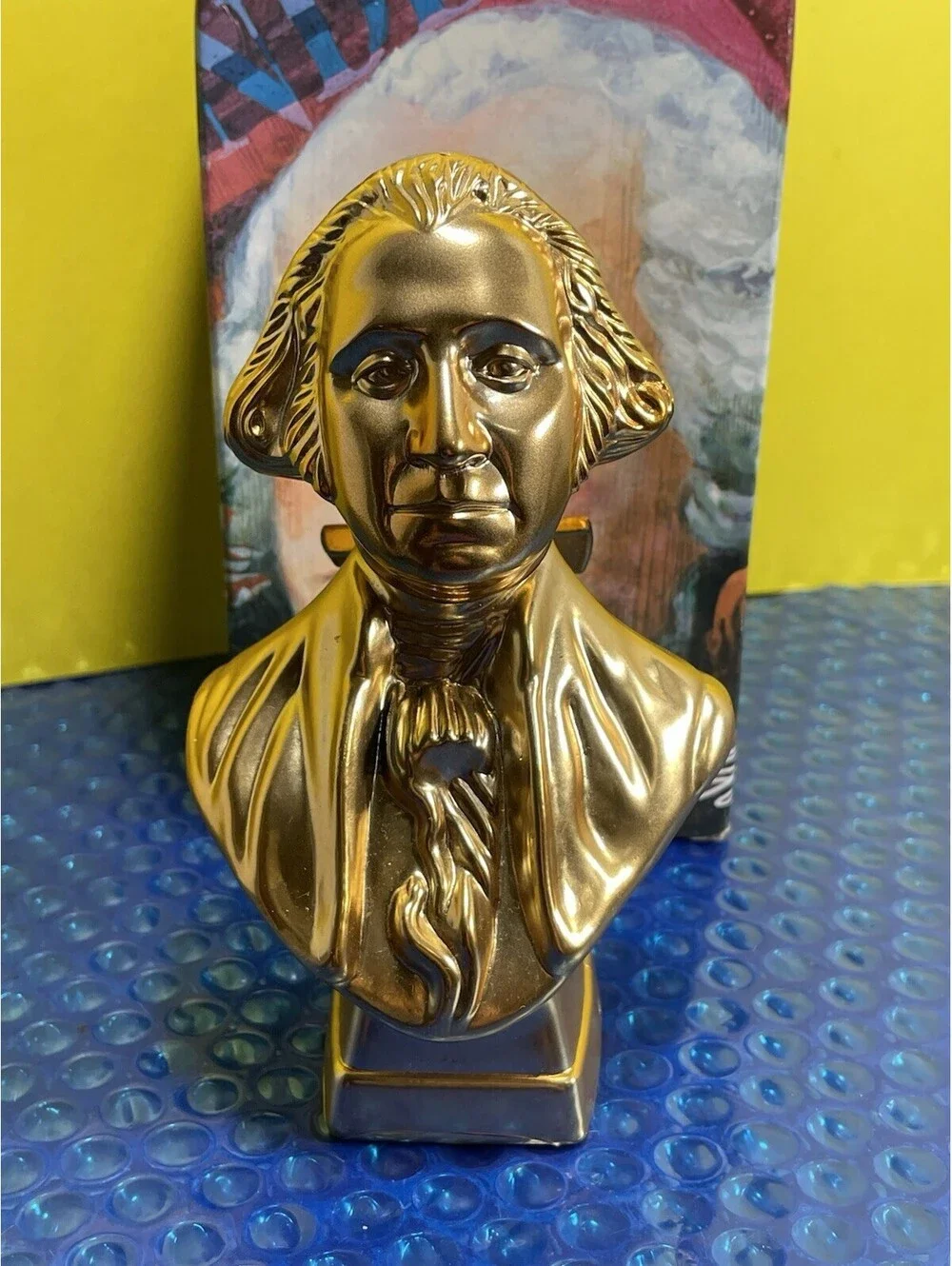 Vintage Avon President George Washington Gold Wild Country After Shave NEW NOS